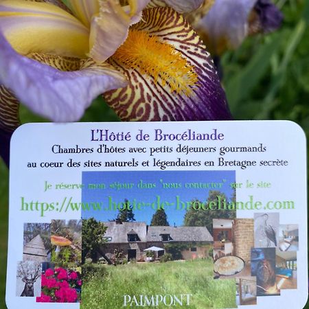 L'Hotie De Broceliande, Au Coeur Des Sites Naturels Et Legendaires แปงปง ภายนอก รูปภาพ